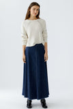 Pullover with Piaced Metal Rivets