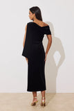 ElenI Dress in Black Velvet