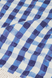 Blue & White Check Trousers