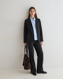 Check Knit Trousers
