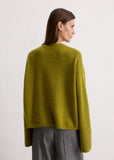 Super Soft Moss Green Alpaca Blend Sweater
