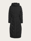 VALEA Long Black Coat