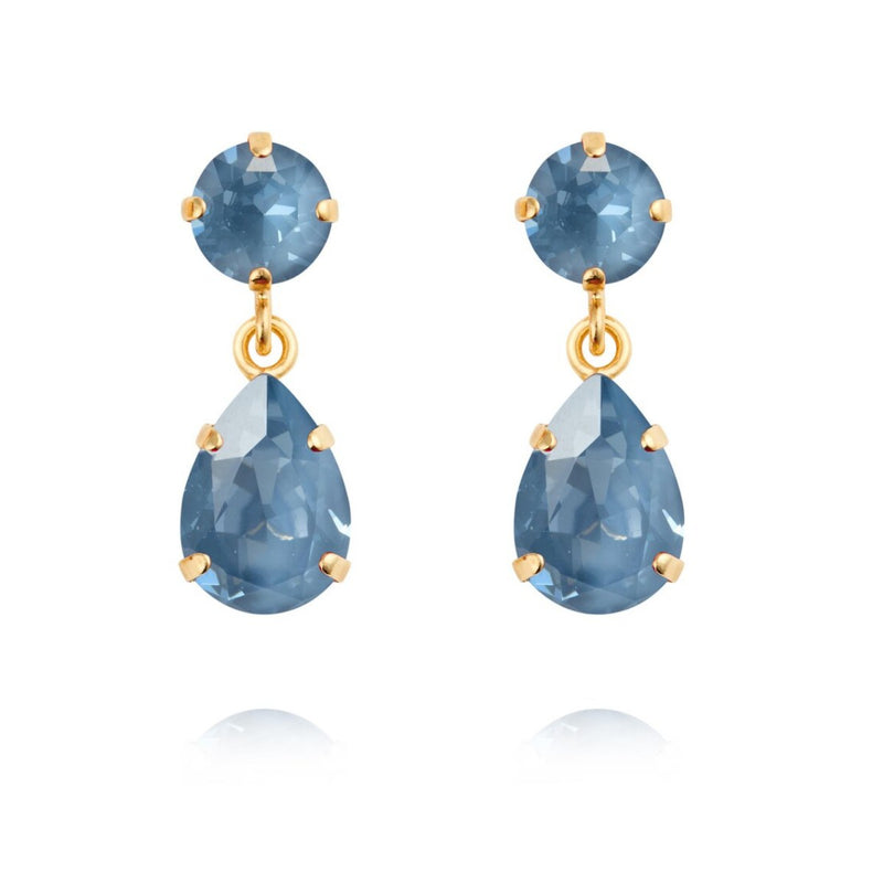 Mini Drop earring gold in Denim Ignite