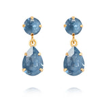 Mini Drop earring gold in Denim Ignite