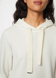 Ivory Jersey Hooded Top
