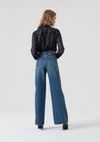 Navy Sheer  Blouse