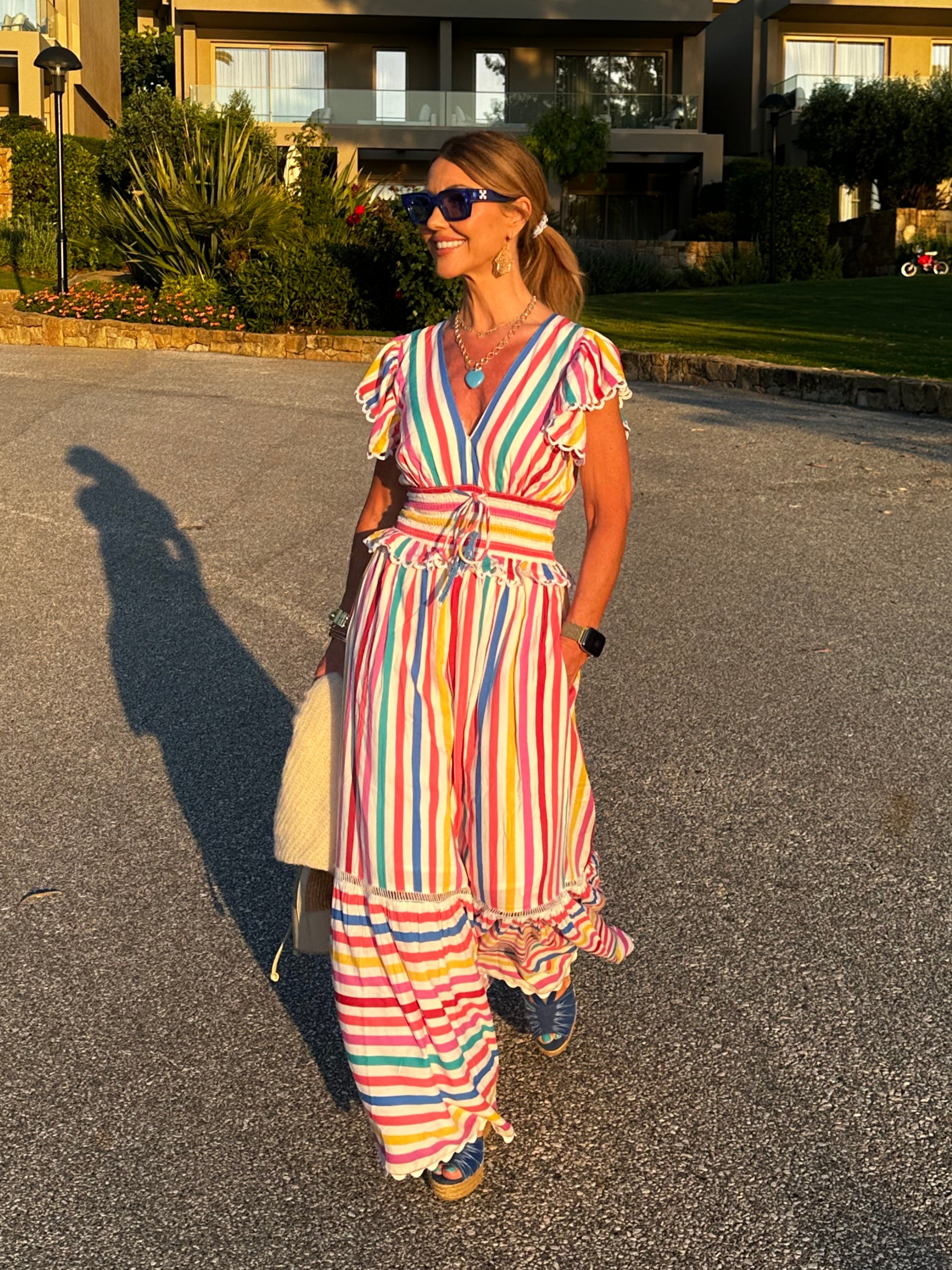 Misha Dress in Candy Stripe