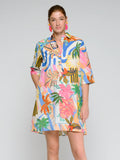 Multi coloured tunic dress