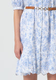 Printed Chemisier Short Dress