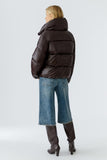 Wind and water repellent padded jacket