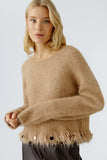 OUI Pullover in Beige