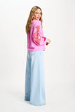 Cheering Pink Sequins Blouse