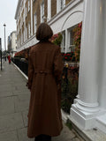 Tome Brown Suede Coat