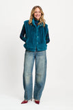 Ginny Gilet in Teal