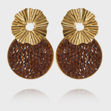 Vassia  Rocks Earring in Smoked Topaz