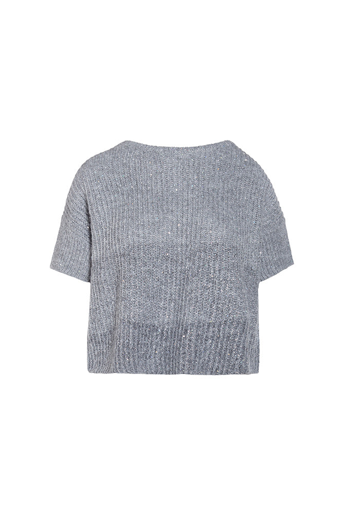 Grey Knit with Sparkle