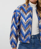 Zigzag Bomber Jacket
