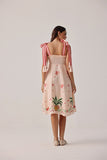 Nora Dress in Peach