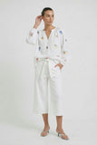 Optic White Culotte