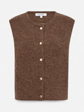 Jaide Vest Top in Brown