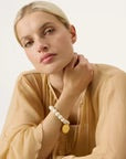 Mini beads pearl flex bracelet