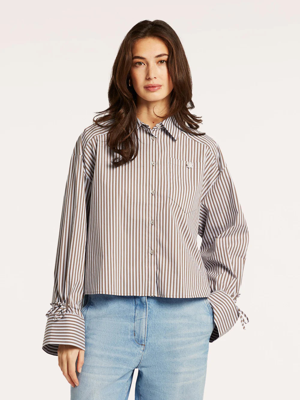 Bel Blouse in Dark Olive