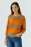 Esmy Sweater in Orange and Tan