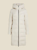 Carla Puffa Coat in Off White