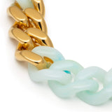 Vanessa Baroni flat necklace in cloud marble