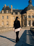 Black and cream 2 piece trouser outfit