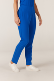 Royal blue trousers with high waist