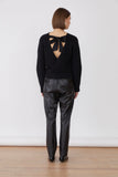 Macrame Sweater with Bow
