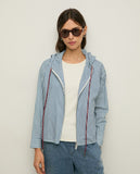 Blue and White Striped Jacket