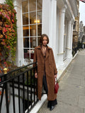 Tome Brown Suede Coat