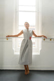 Victoria Dress in Silver