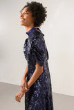 Merry Dress in Ink Blue