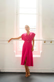 Calm dress cerise