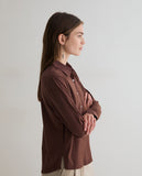 Brown Cotton Shirt