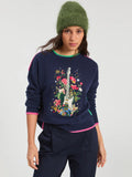 Floral Guitar Sweater