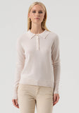 Vanilla Polo Sweatshirt