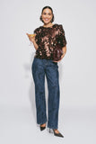 NINA CHOCOLATE BROWN TOP