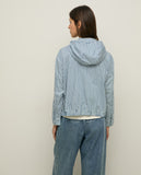 Blue and White Striped Jacket