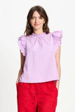 Lavender colours cotton top