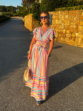 Misha Dress in Candy Stripe
