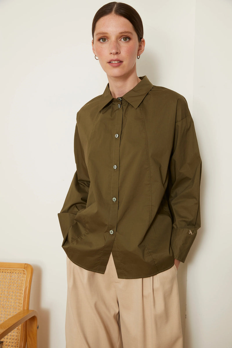 Aimo Khaki Blouse