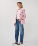 Pink Linen Blazer