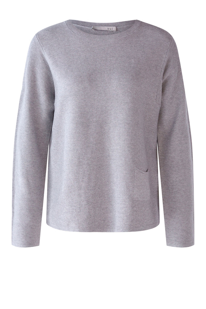 Keiko Sweater in Light Grey