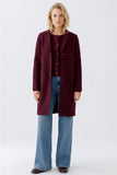 Mayson Wool Coat in Bramble Berry