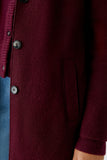 Mayson Wool Coat in Bramble Berry