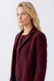 Mayson Wool Coat in Bramble Berry